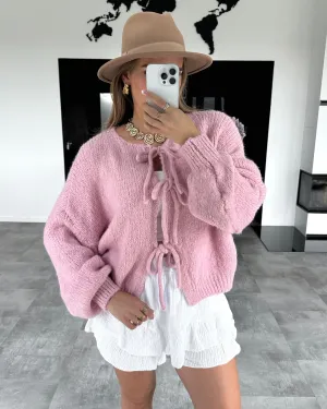 Ivyshape | Cardigan With Knots