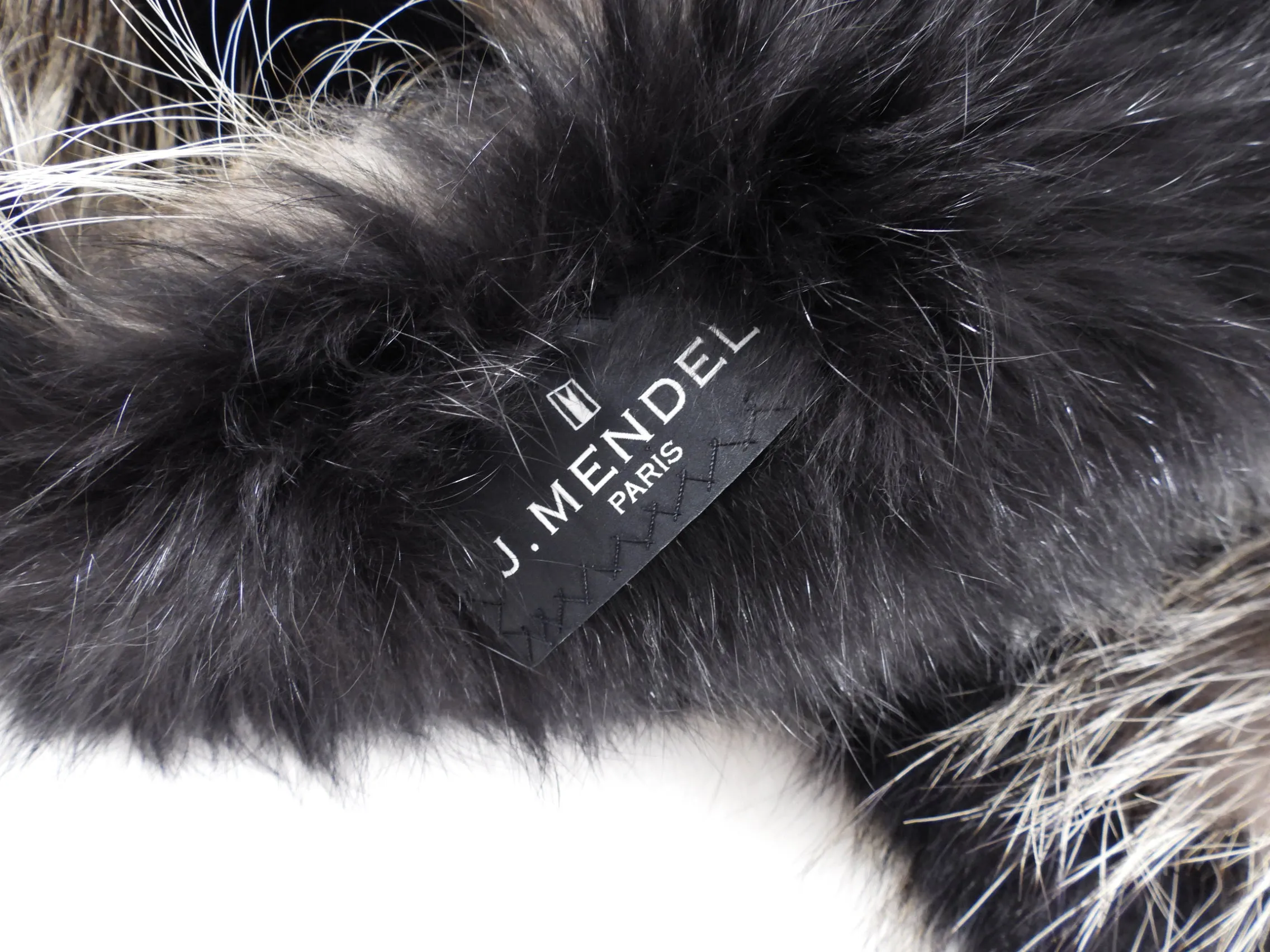 J Mendel Multi Knit Fox Fur Jacket - S