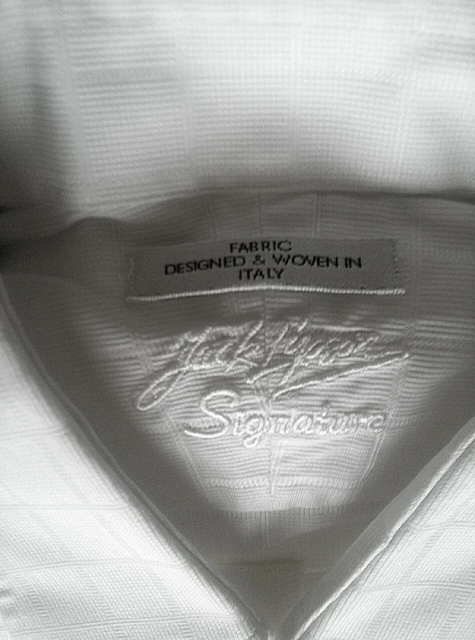 Jack Lipson Signature Series White Formal/ Dress FC Shirt- size (16.5 Tall)