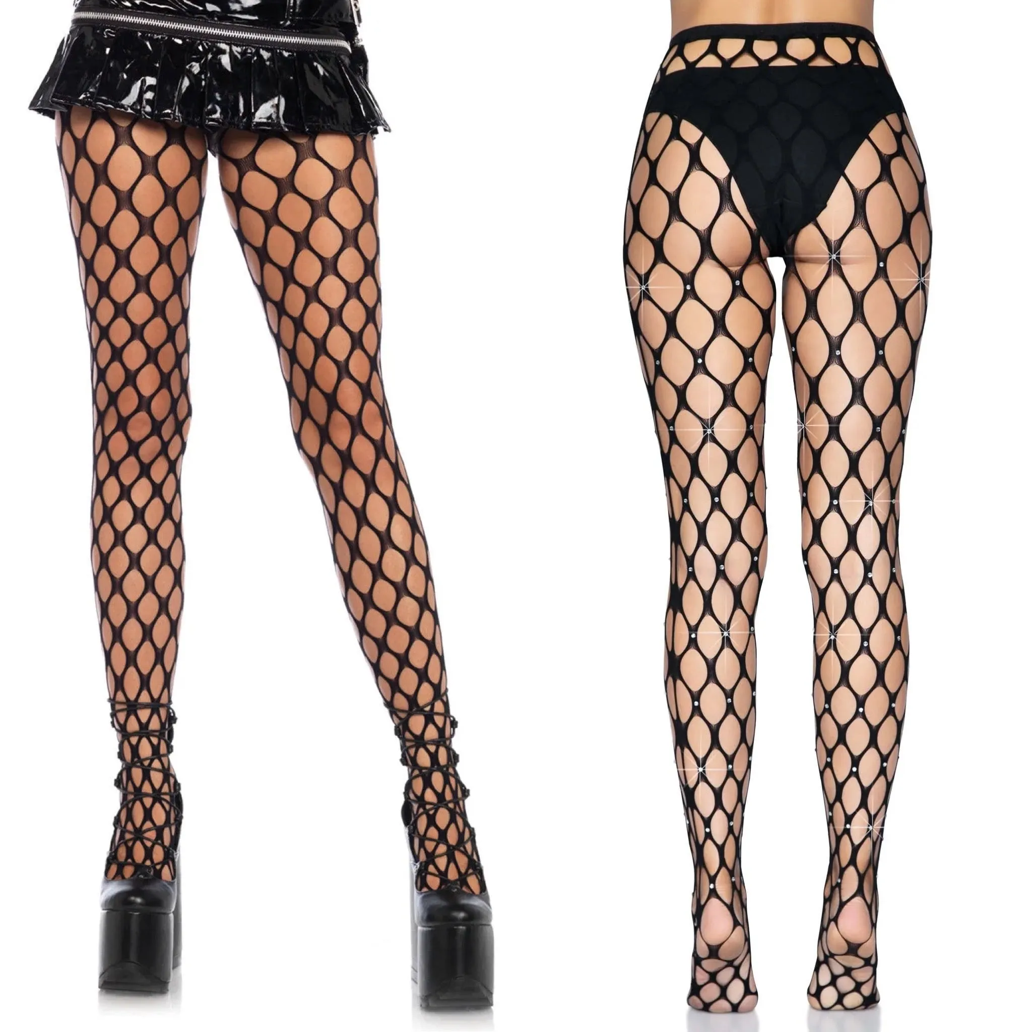Jumbo Pothole Net Tights