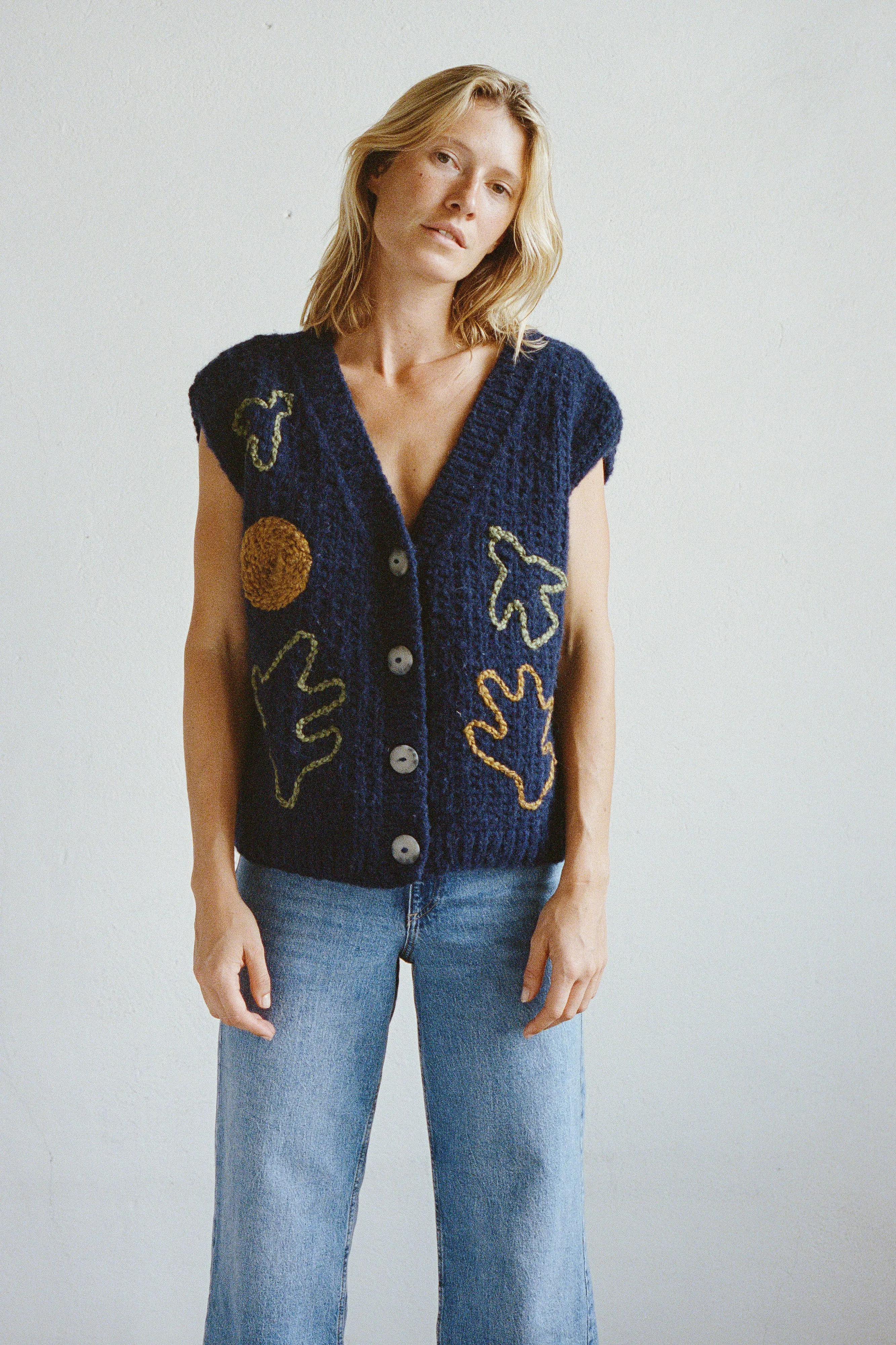 Kalla Bordado Vest