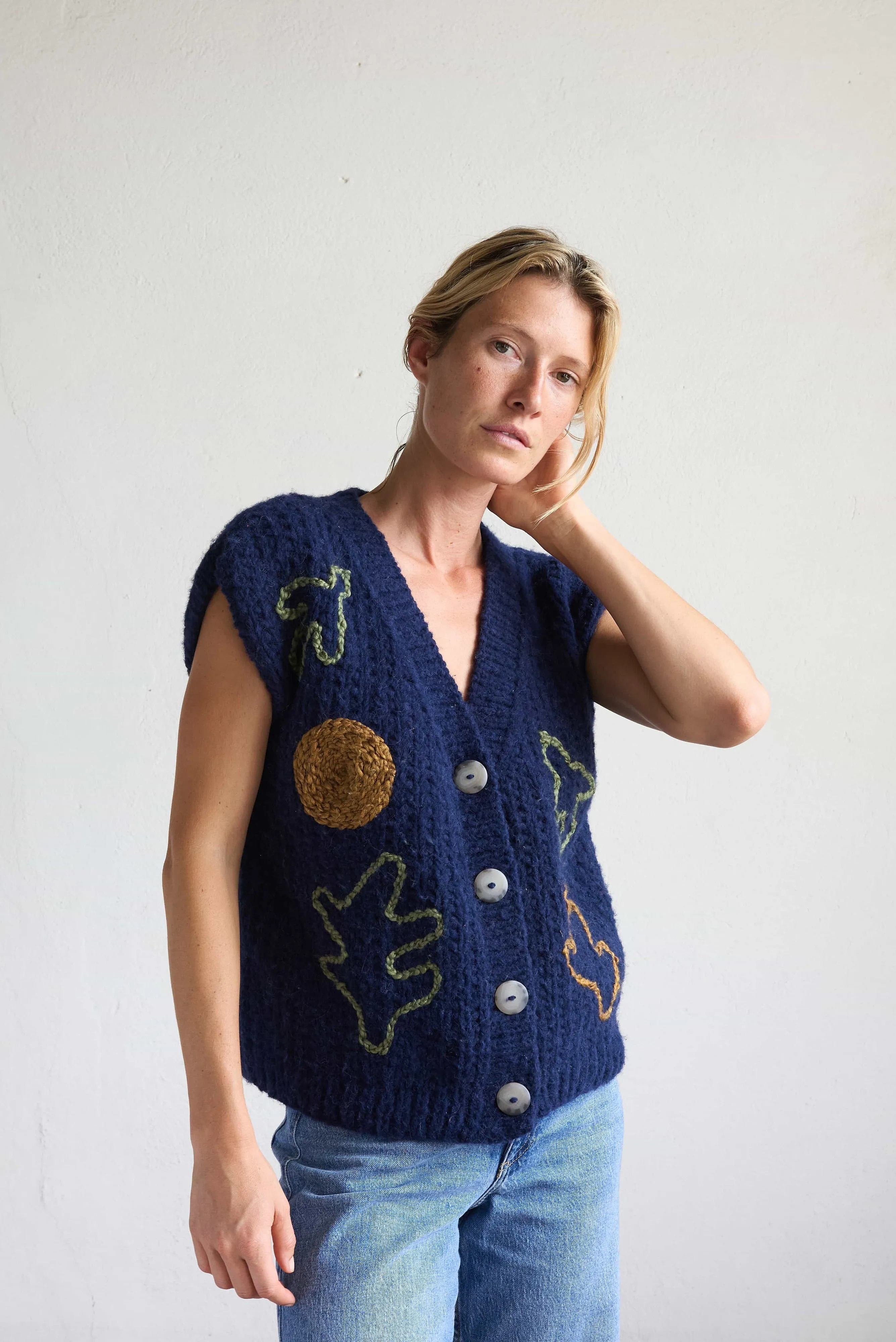 Kalla Bordado Vest