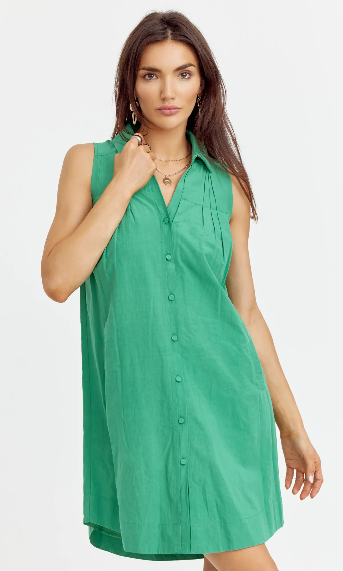 Katty Poplin Shirt Dress