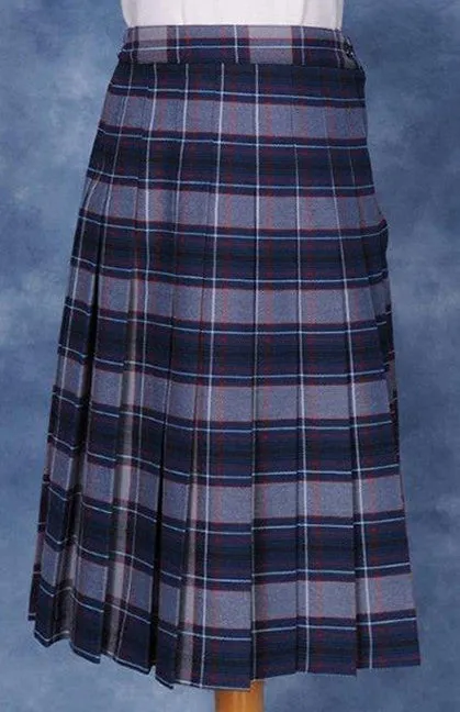 Kids Knife Pleated Skirt Plaid #5232