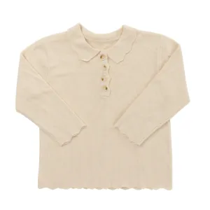 Kipp Eloise Knit Top- Natural