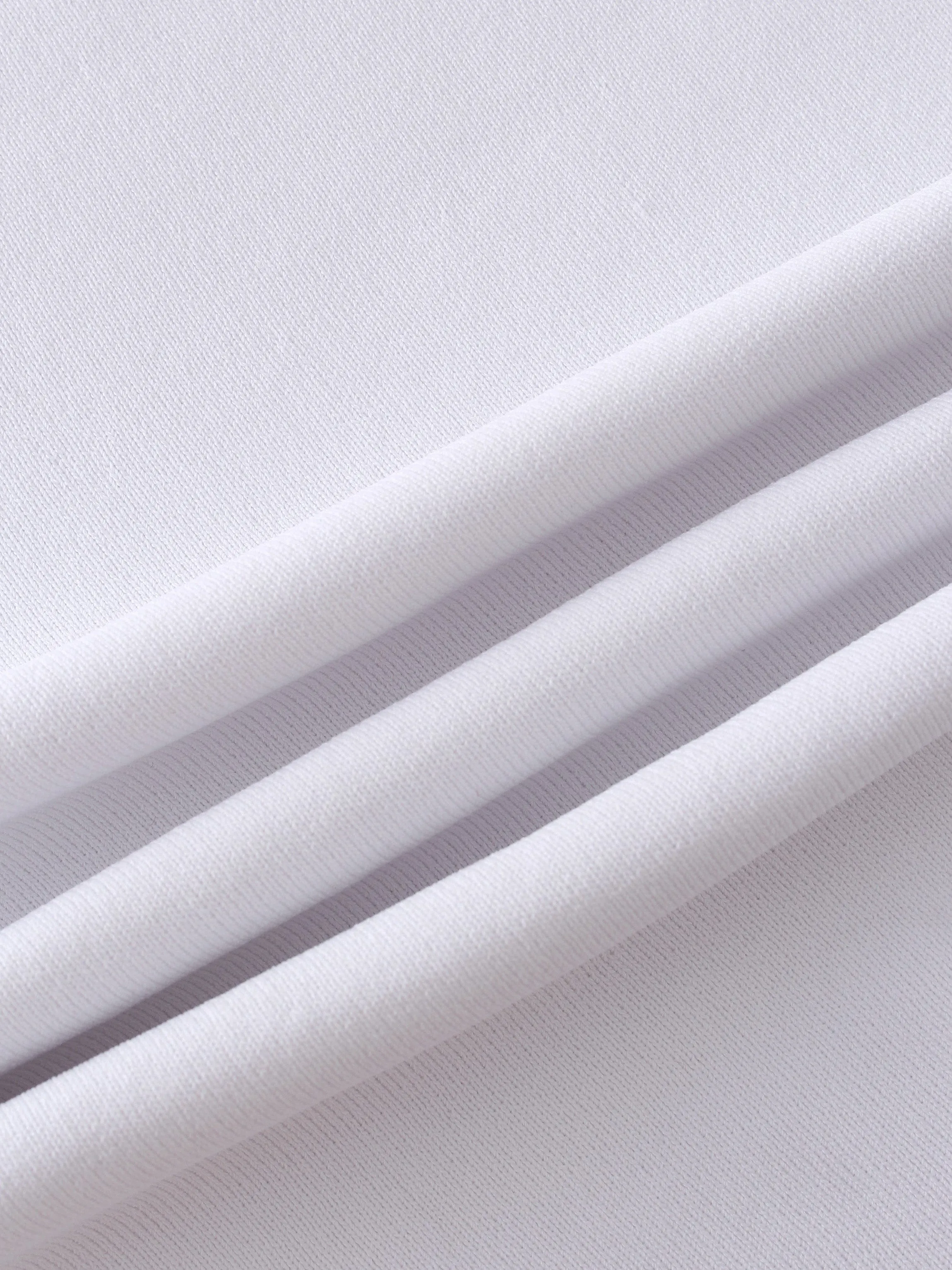 KNIT PLEATED SKIRT 26"-WHITE