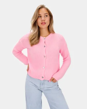 Knitted Cardigan Pink