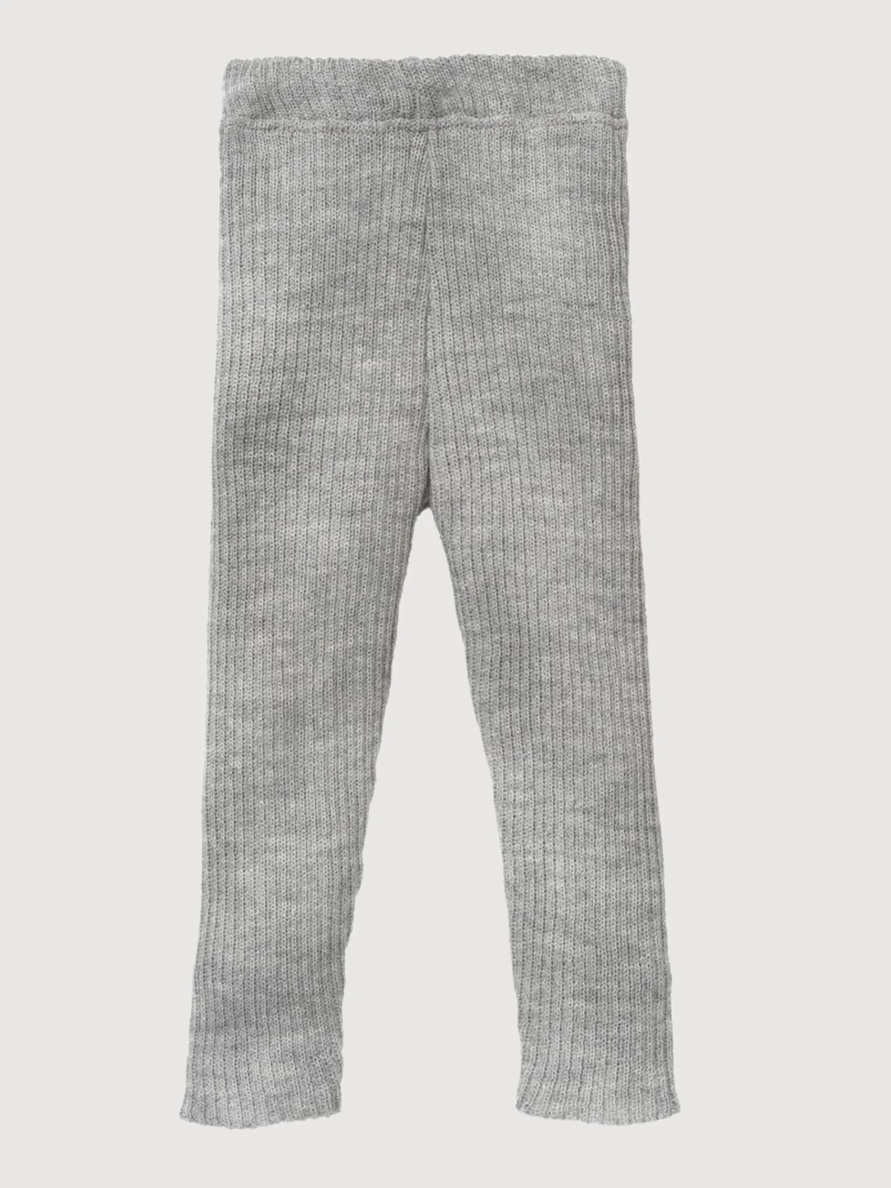 Knitted Leggings Light Gray | Disana