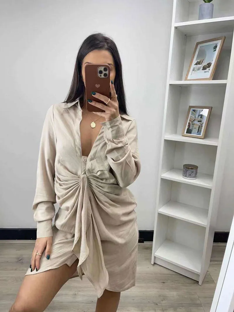 Knot Front Rooj Shirt