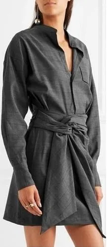 Knotted Shirt Dress