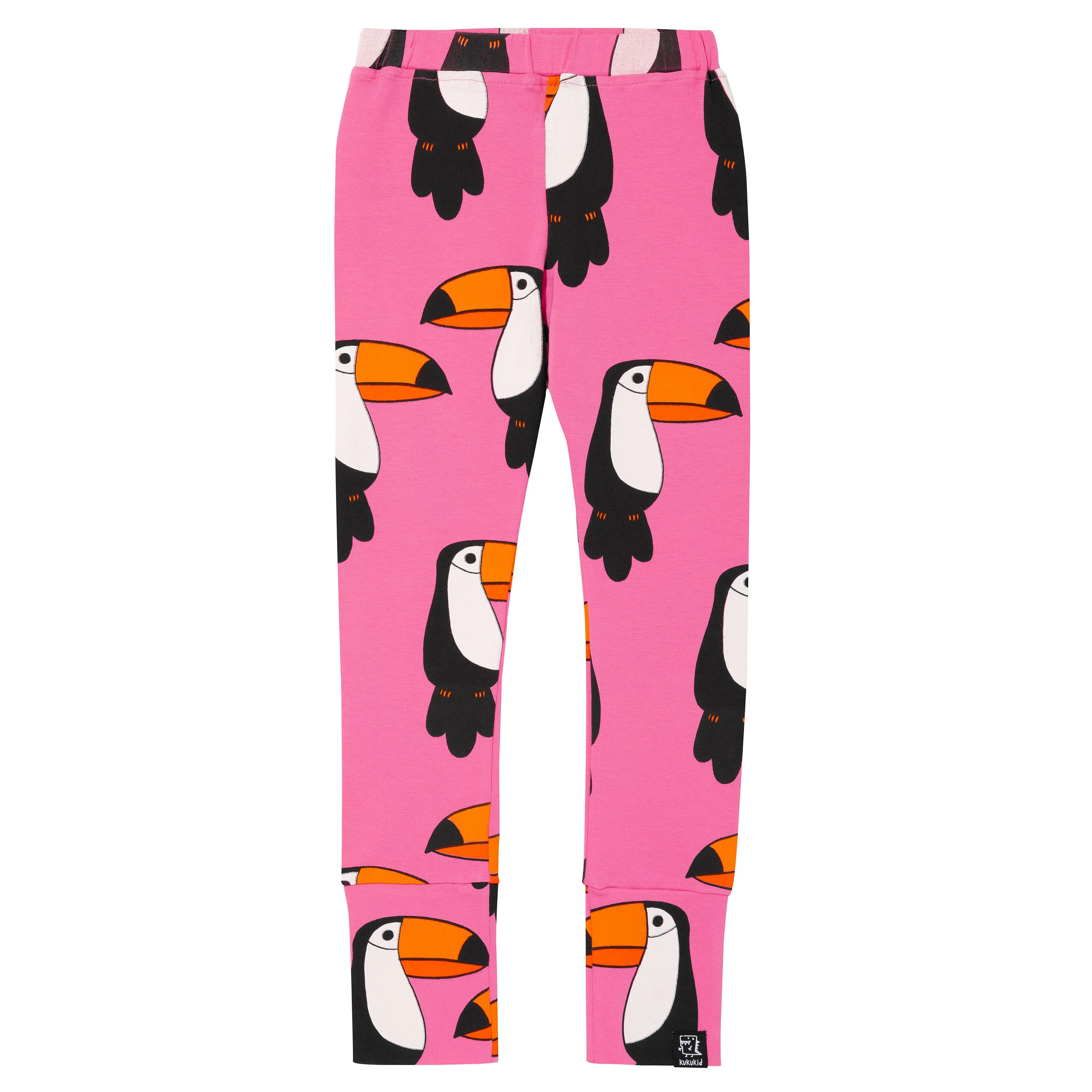 Kukukid Pink Tucan Leggings