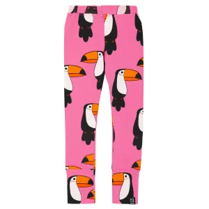 Kukukid Pink Tucan Leggings