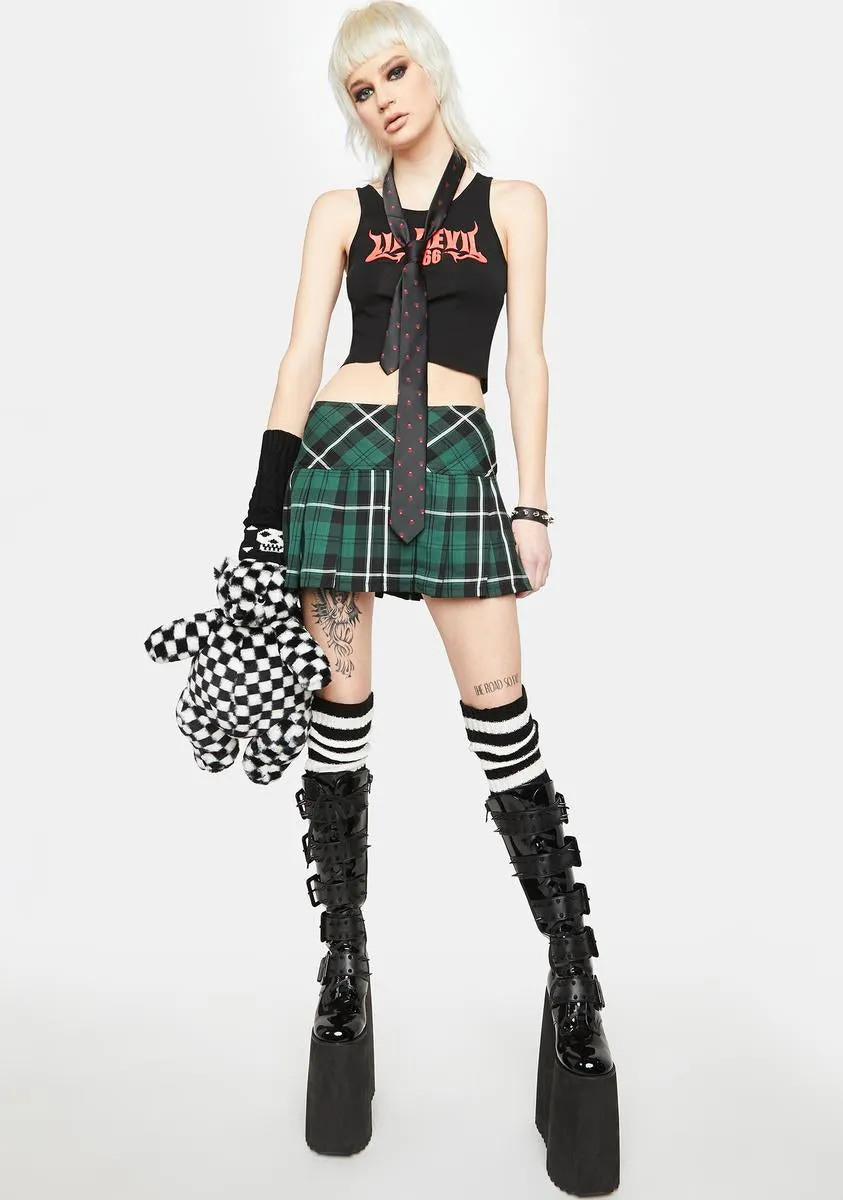 Kush Pleated Mini Skirt