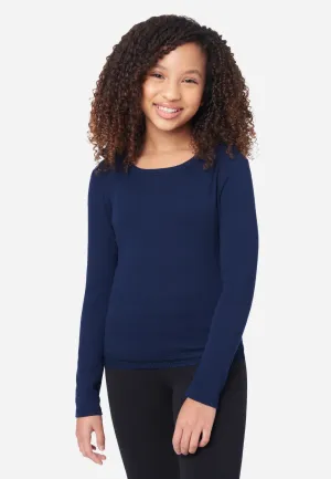 Lace-Trim Scoop Neck Top