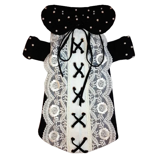 Lace-Up Sweater Dress