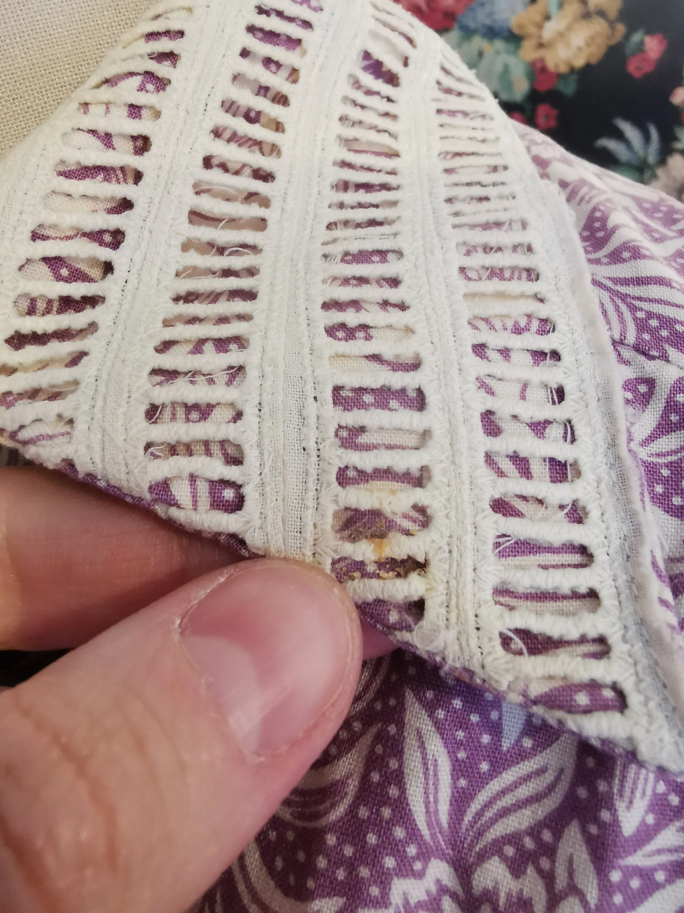 Lavender print dress