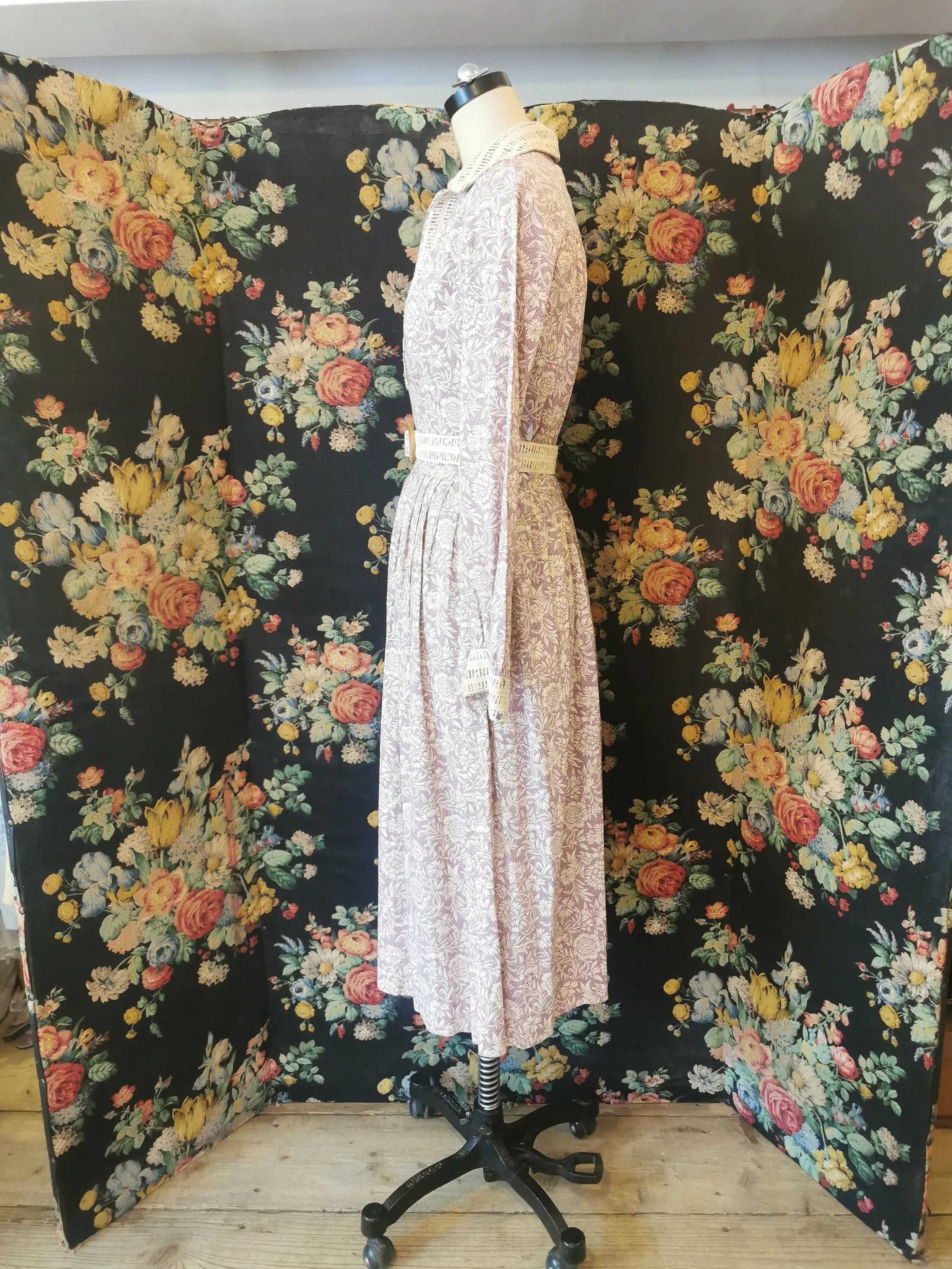 Lavender print dress