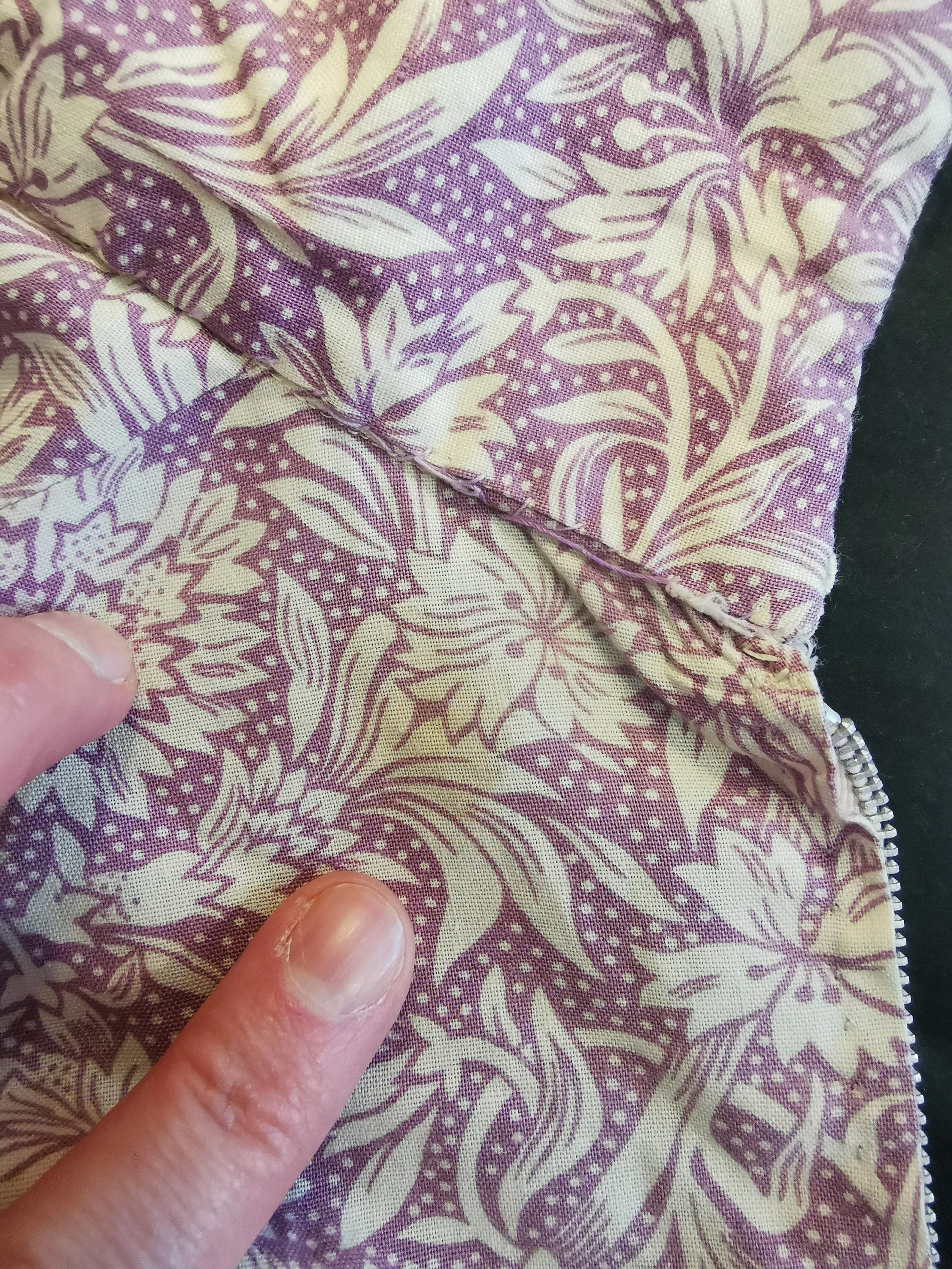 Lavender print dress
