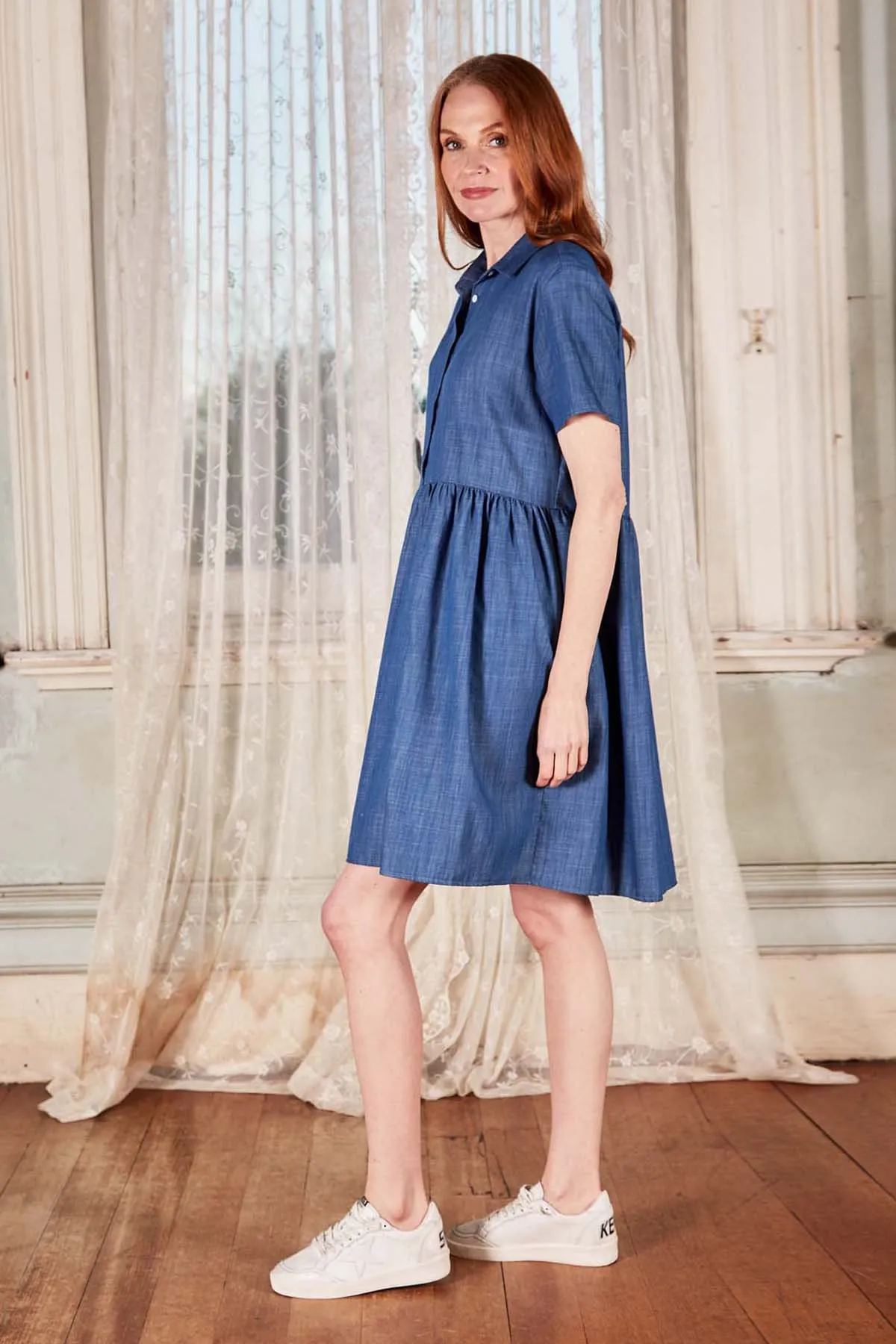 Le Studio Villa Dress in Denim