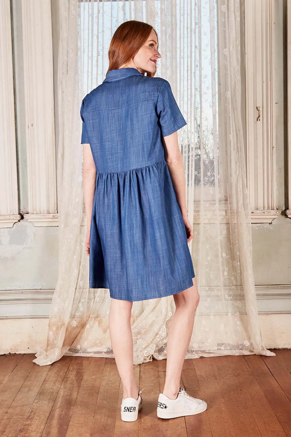 Le Studio Villa Dress in Denim