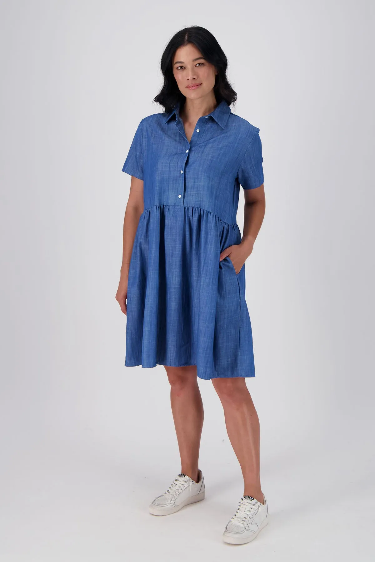 Le Studio Villa Dress in Denim