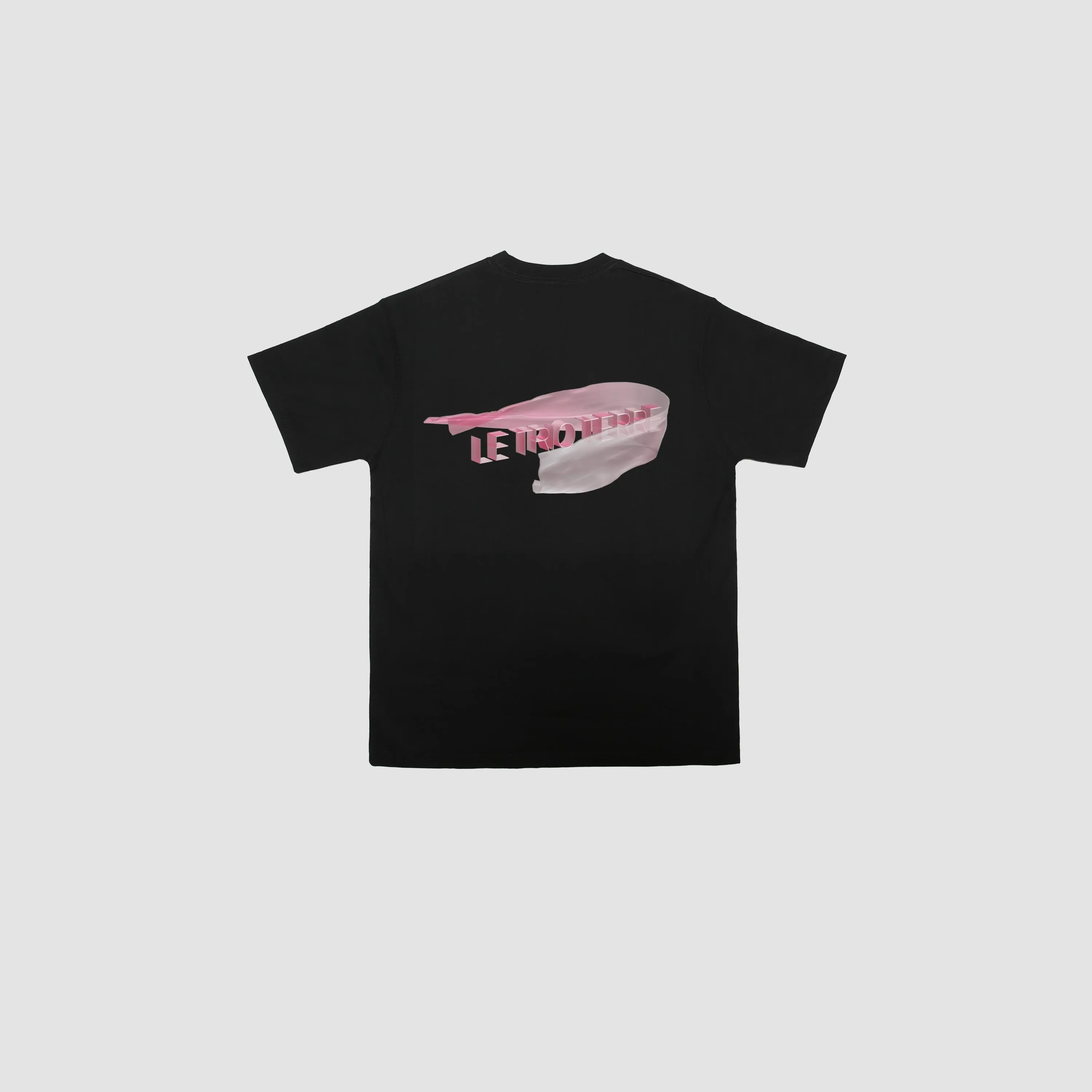Le Trio Terre Pink Silk Hoodie/T-shirt