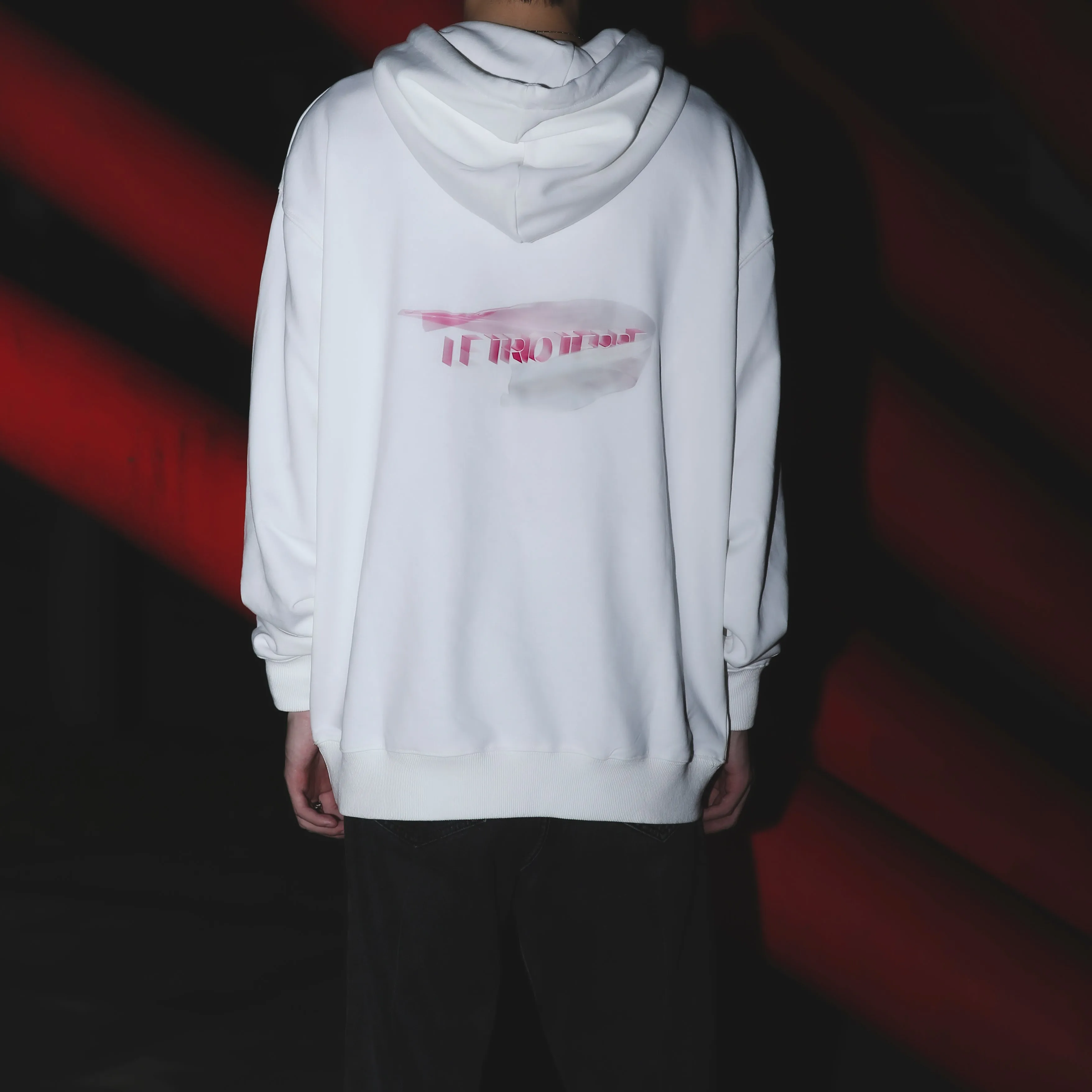 Le Trio Terre Pink Silk Hoodie/T-shirt