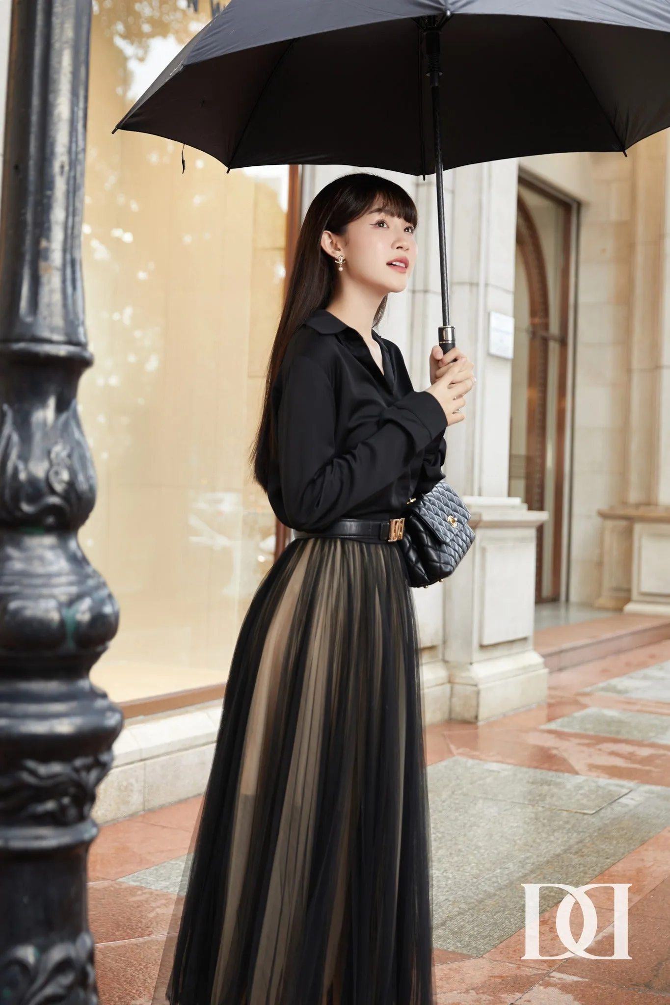 Lee Classic Long Sleeves Shirt & Rory Pleated Skirt & Belt