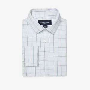 Leeward Dress Shirt - White Modern Tattersall