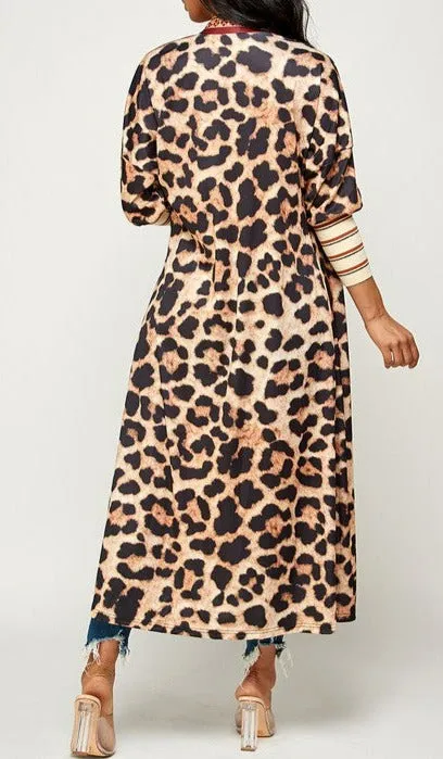 Leopard Print Cardigan