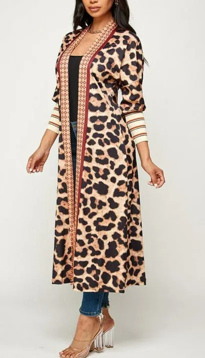 Leopard Print Cardigan