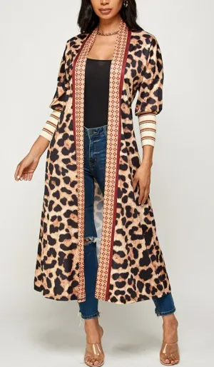 Leopard Print Cardigan