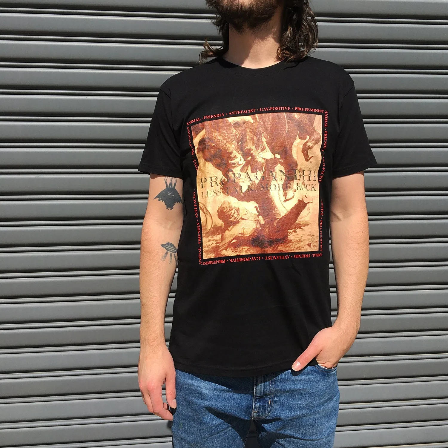 Less Talk More Rock Tee (Black)