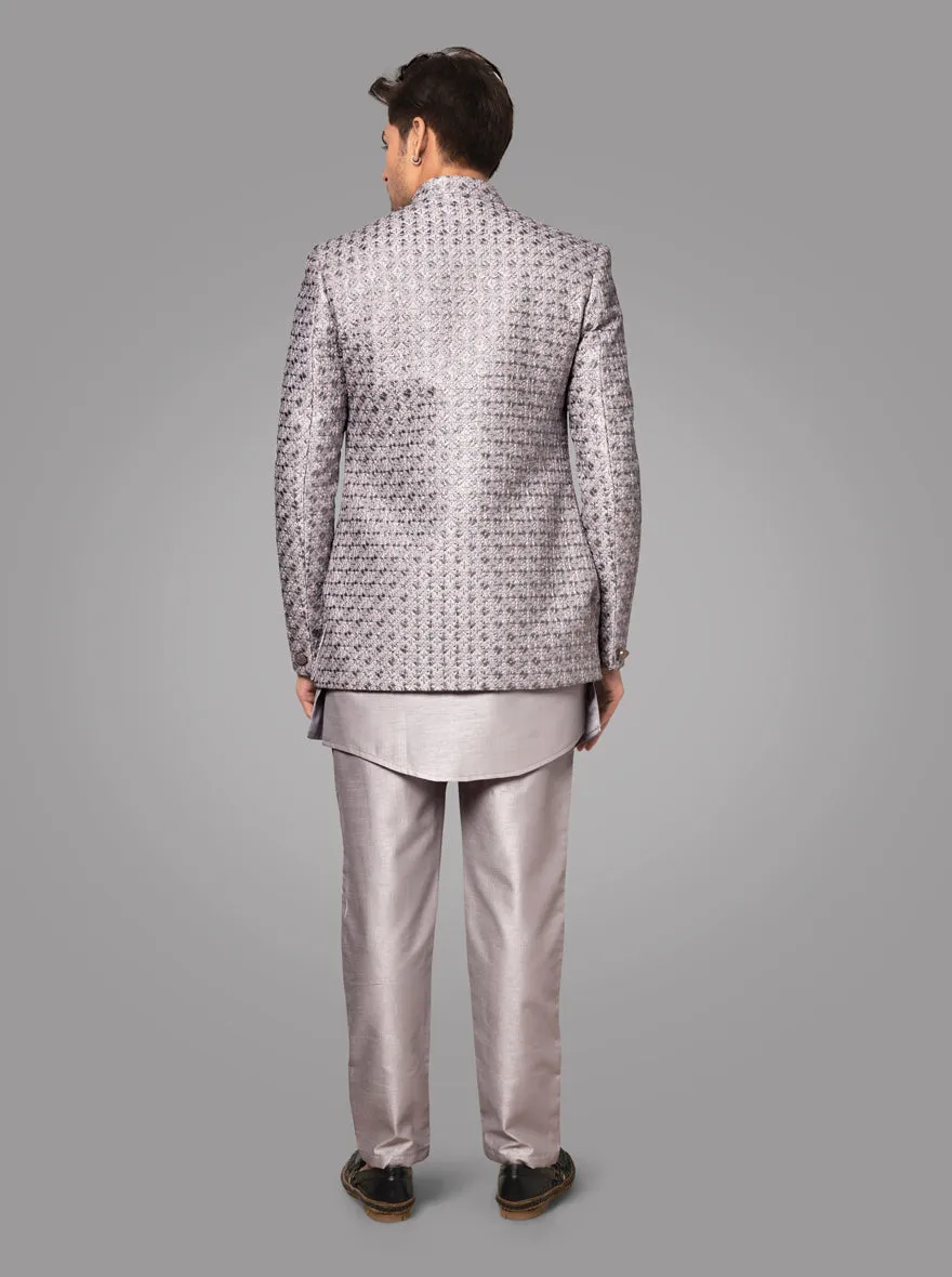 Light Grey Indowestern | TULA