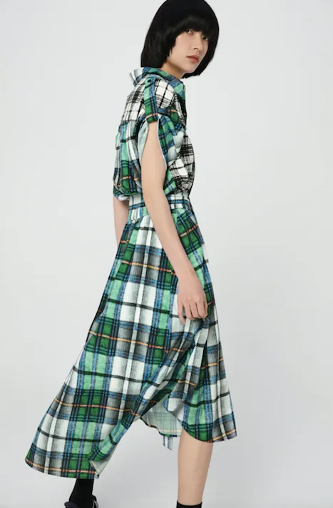 Lily Check Shirt Dress