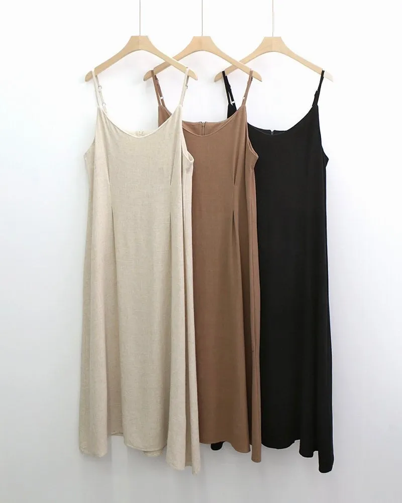 Linen Shirt Dress Set