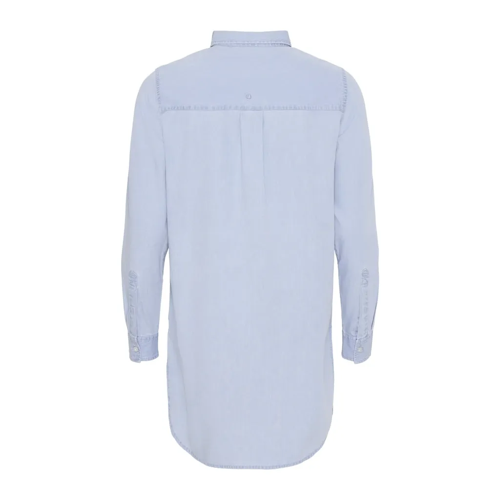 Linette Shirt Dress - Light Indigo