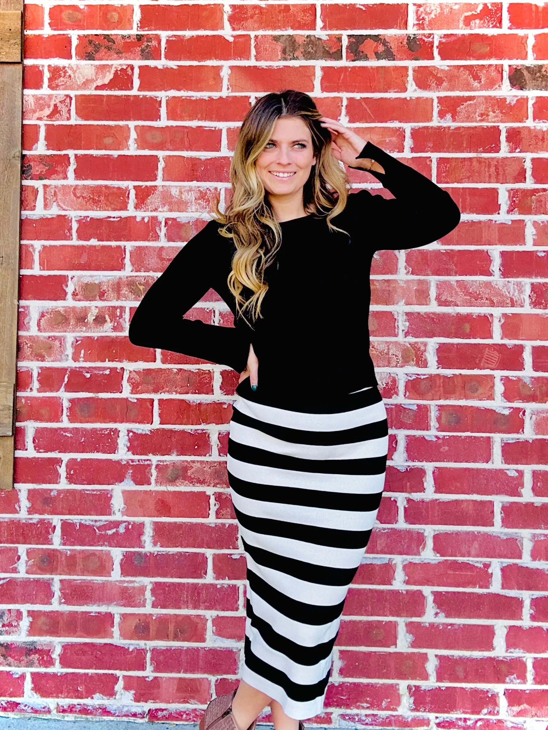 Little Miss Waldo Winter Midi Skirt (SET 1/2) - Black