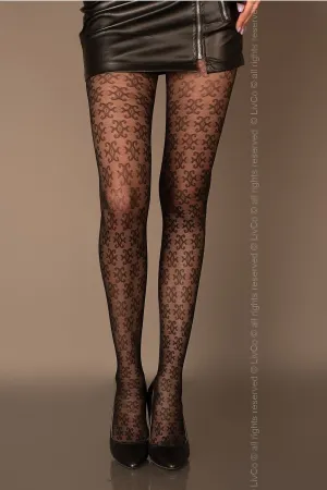 Livia Corsetti Fashion rich ornaments black tights