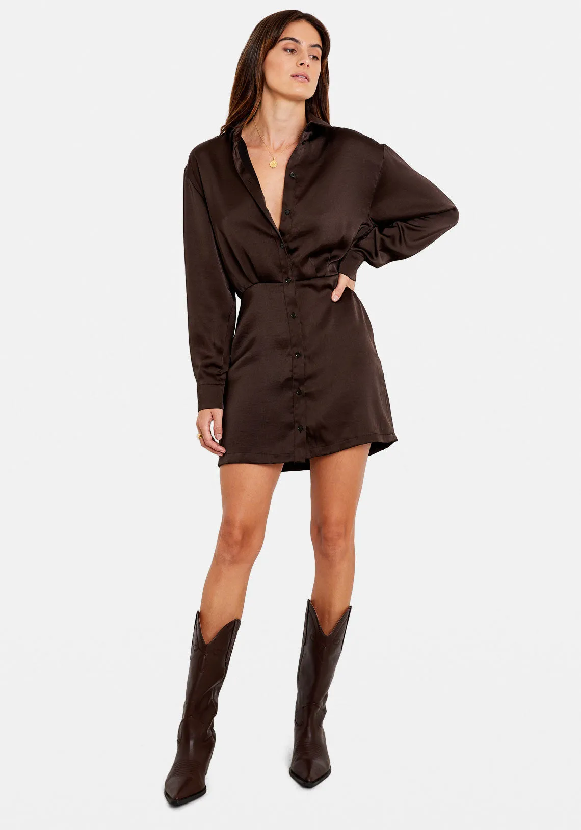 LIZA SHIRT DRESS DELICIOSO