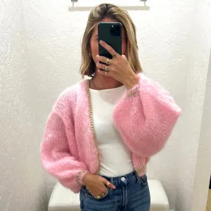 Lizzie Cardigan - Pink
