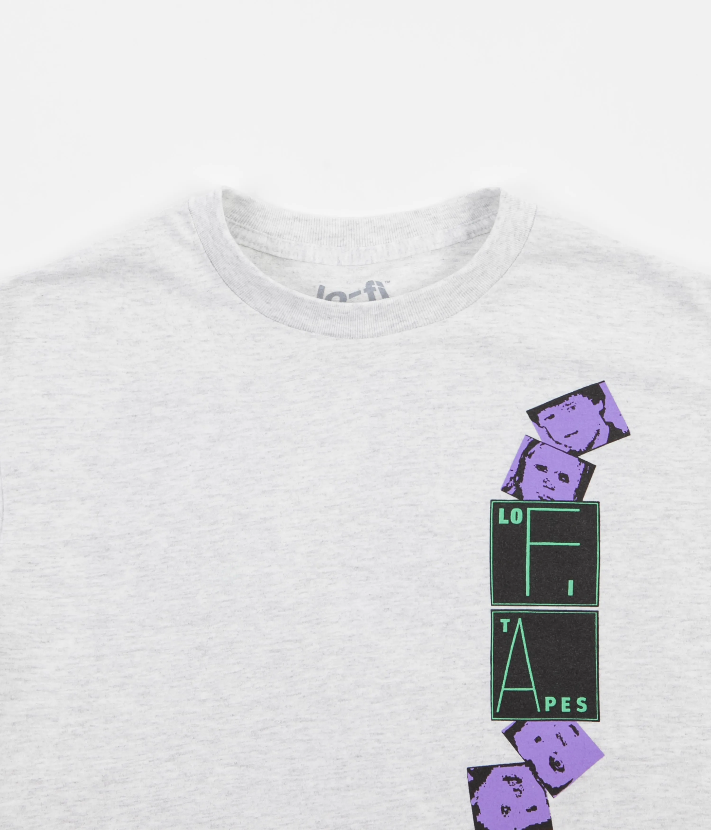 Lo-Fi Remain In Light T-Shirt - Ash Grey