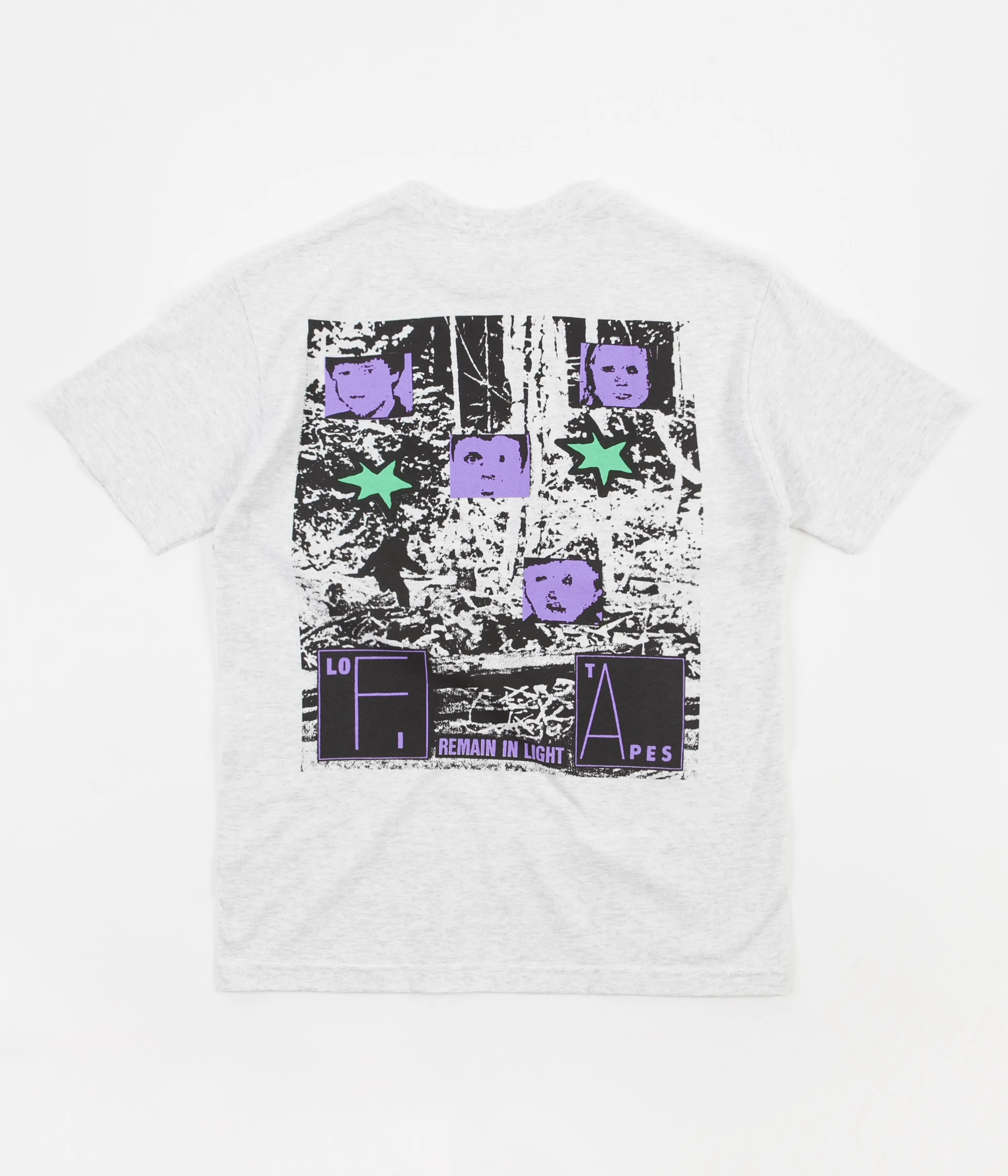 Lo-Fi Remain In Light T-Shirt - Ash Grey