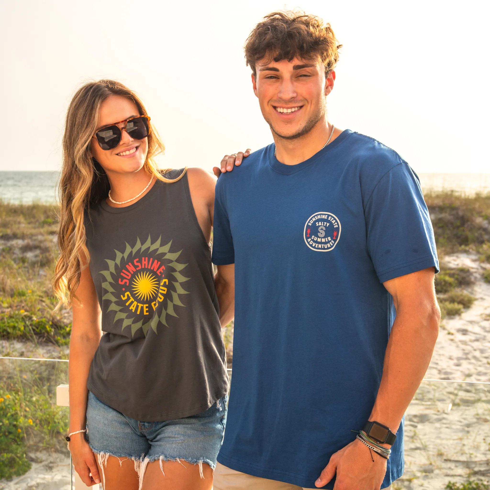 LOBSTER TEE - ATLANTIC BLUE