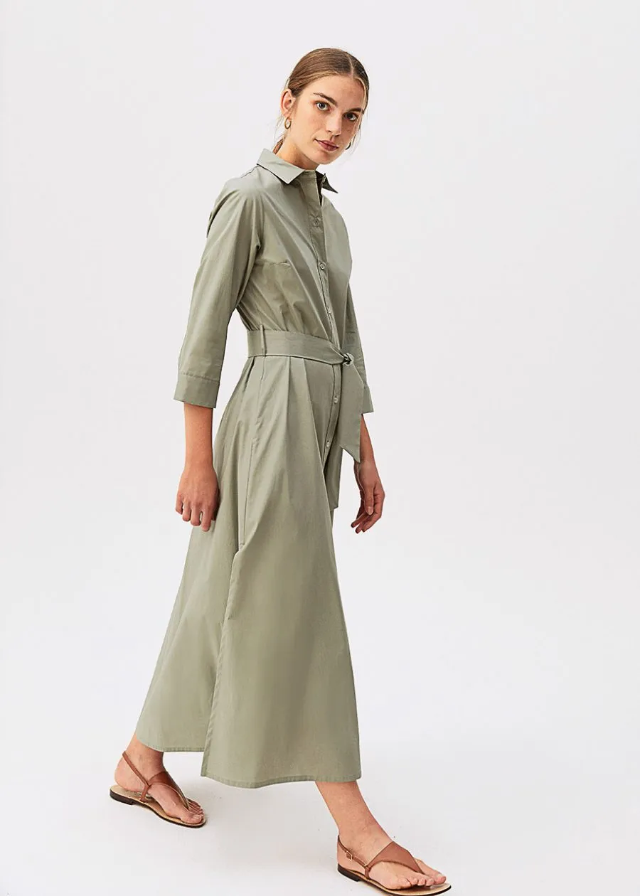 Long Shirt Dress - Navy