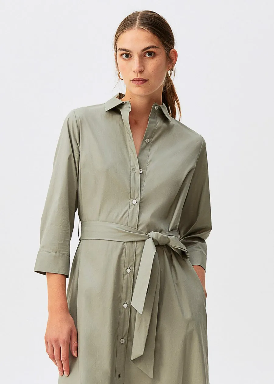 Long Shirt Dress - Navy