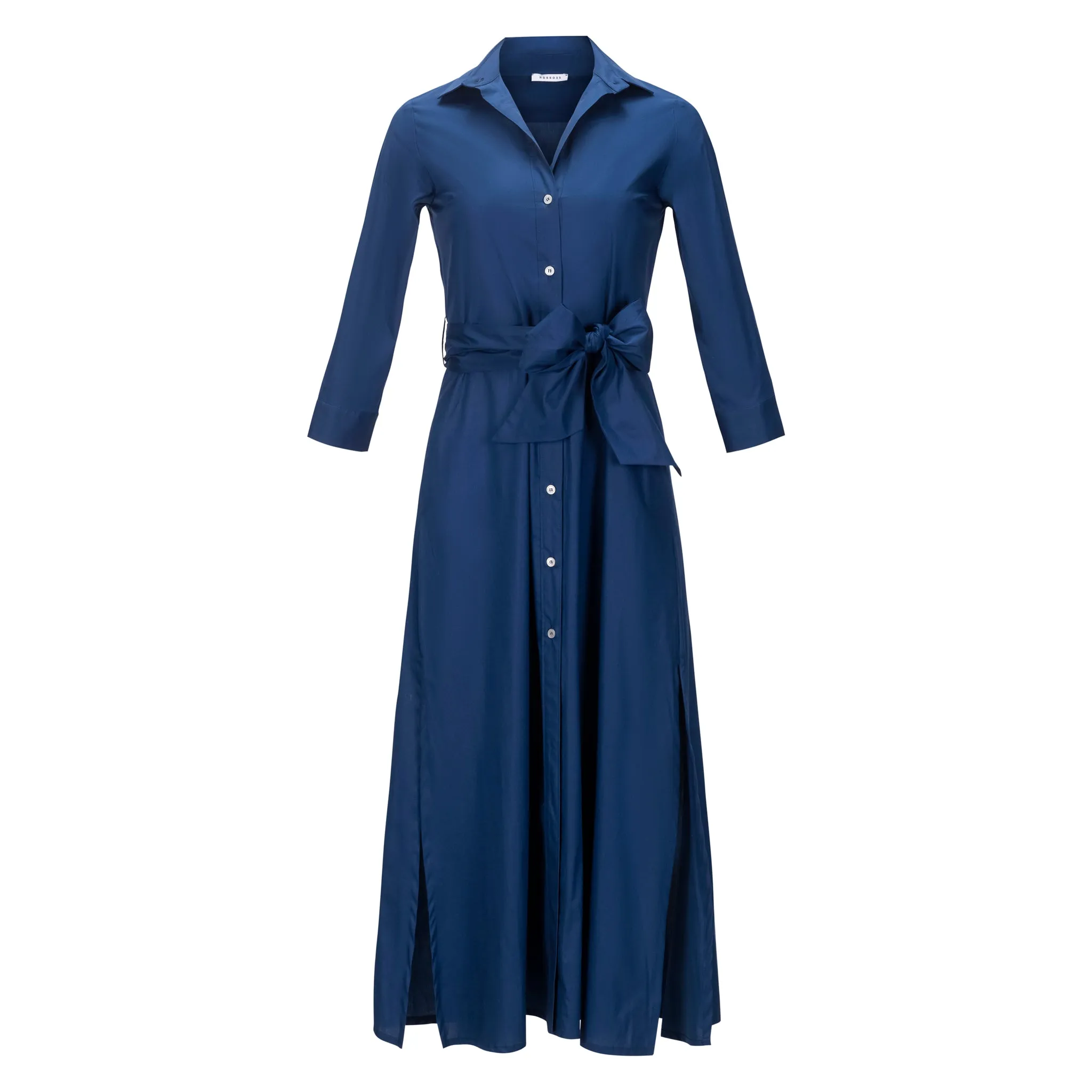 Long Shirt Dress - Navy