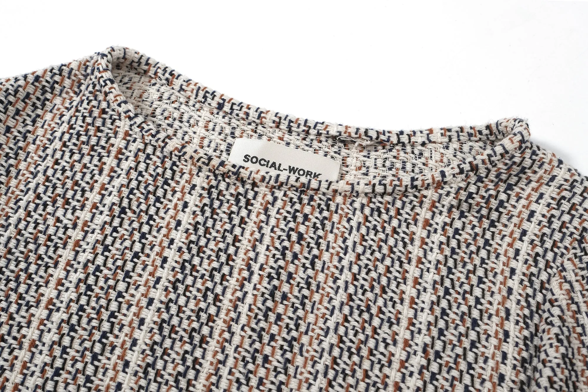 Long Sleeve Knit Round Neck Dress
