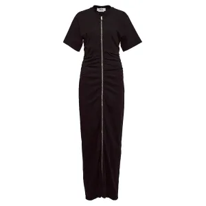 Long T-Shirt Dress With Zipper