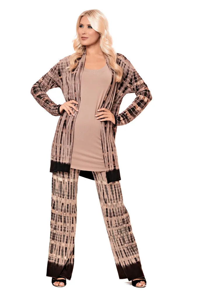 Looming Cardigan Palazzo Set